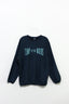 Bryce Corded Crew Navy