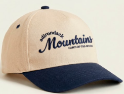 ADK Mountains Two Tone Navy Hat