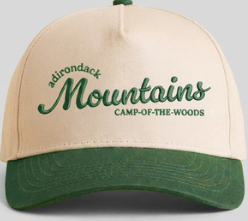 ADK Mountains Two Tone Green Hat