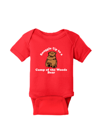 Snuggle Bear Red Onesie